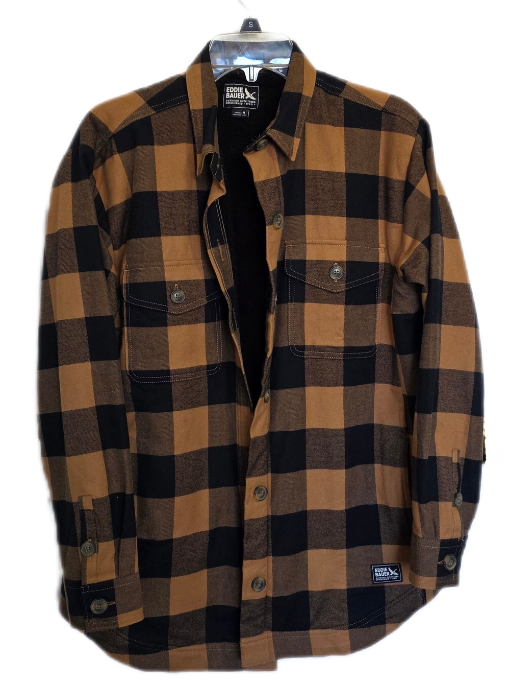 Eddie Bauer Women’s Buffalo Plaid Shirt Jacket
